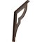 Ekena Millwork Bradford Wrought Iron Bracket, (Single center brace), Antiqued Copper 1 1/2"W x 12"D x 15"H BKTM01X12X15SBRACO - alternate 1